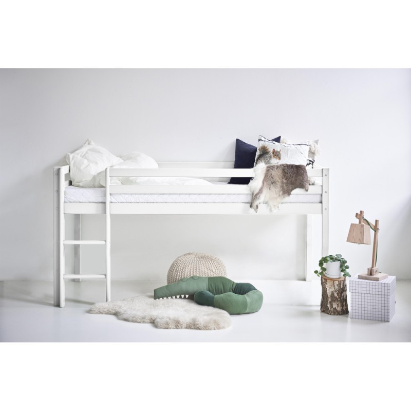 Lit mi-hauteur Hoppekids ECO Dream 90x200 cm non-divisible, Blanc