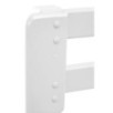 Lit mi-hauteur Hoppekids ECO Dream 90x200 cm non-divisible, Blanc Lit mi-hauteur Hoppekids ECO Dream 90x200 cm non-divisible, Blanc