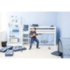 Lit mi-hauteur ECO Luxury 90x200 cm avec cadre à lattes flexible, Blanc