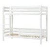 Lit superposé ECO de luxe Hoppekids avec cadre à lattes flexible, dos de lit et 1/2 rail de lit 90x200 cm, Blanc Lit superposé ECO de luxe Hoppekids avec cadre à lattes flexible, dos de lit et 1/2 rail de lit 90x200 cm, Blanc