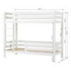 Lit superposé ECO de luxe Hoppekids avec cadre à lattes flexible, dos de lit et 1/2 rail de lit 90x200 cm, Blanc Lit superposé ECO de luxe Hoppekids avec cadre à lattes flexible, dos de lit et 1/2 rail de lit 90x200 cm, Blanc