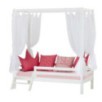 Lit mezzanine Hoppekids ECO Dream avec échelle 70x160 cm, Blanc Lit mezzanine Hoppekids ECO Dream avec échelle 70x160 cm, Blanc