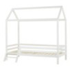 Lit Hoppekids ECO Dream House avec échelle 90x200 cm, Blanc