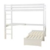 Lit MEGA Hoppekids ECO Dream 90x200 cm avec module de détente et bureau, Blanc