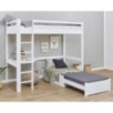 Lit MEGA Hoppekids ECO Dream 90x200 cm avec module de détente et bureau, Blanc