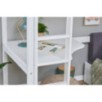 Lit MEGA Hoppekids ECO Dream 90x200 cm avec module de détente et bureau, Blanc