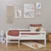 Lit junior Hoppekids ECO Dream 70x160 cm avec échelle et barrière de lit, blanc Lit junior Hoppekids ECO Dream 70x160 cm avec échelle et barrière de lit, blanc