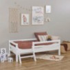 Lit junior Hoppekids ECO Dream 70x160 cm avec échelle et barrière de lit, blanc Lit junior Hoppekids ECO Dream 70x160 cm avec échelle et barrière de lit, blanc