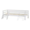 Lit junior Hoppekids ECO Dream 70x160 cm avec échelle et barrière de lit, blanc Lit junior Hoppekids ECO Dream 70x160 cm avec échelle et barrière de lit, blanc