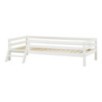 Lit junior Hoppekids ECO Dream 90x200 cm avec échelle et barrière de lit, blanc Lit junior Hoppekids ECO Dream 90x200 cm avec échelle et barrière de lit, blanc