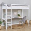 Lit mezzanine Hoppekids ECO Dream 90x200 cm avec bureau, Blanc Lit mezzanine Hoppekids ECO Dream 90x200 cm avec bureau, Blanc