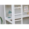 Lit mezzanine Hoppekids ECO Dream 90x200 cm avec bureau, Blanc Lit mezzanine Hoppekids ECO Dream 90x200 cm avec bureau, Blanc