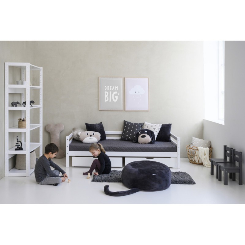 Lit junior de luxe Hoppekids ECO avec cadre à lattes flexible 90x200 cm