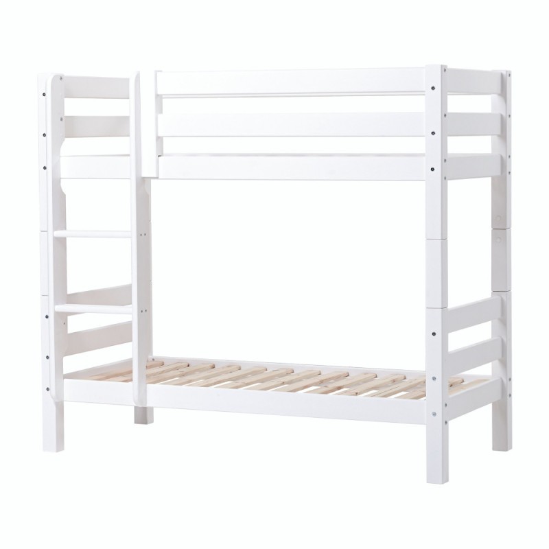 Lit superposé de luxe ECO Hoppekids 70x160 cm, Blanc