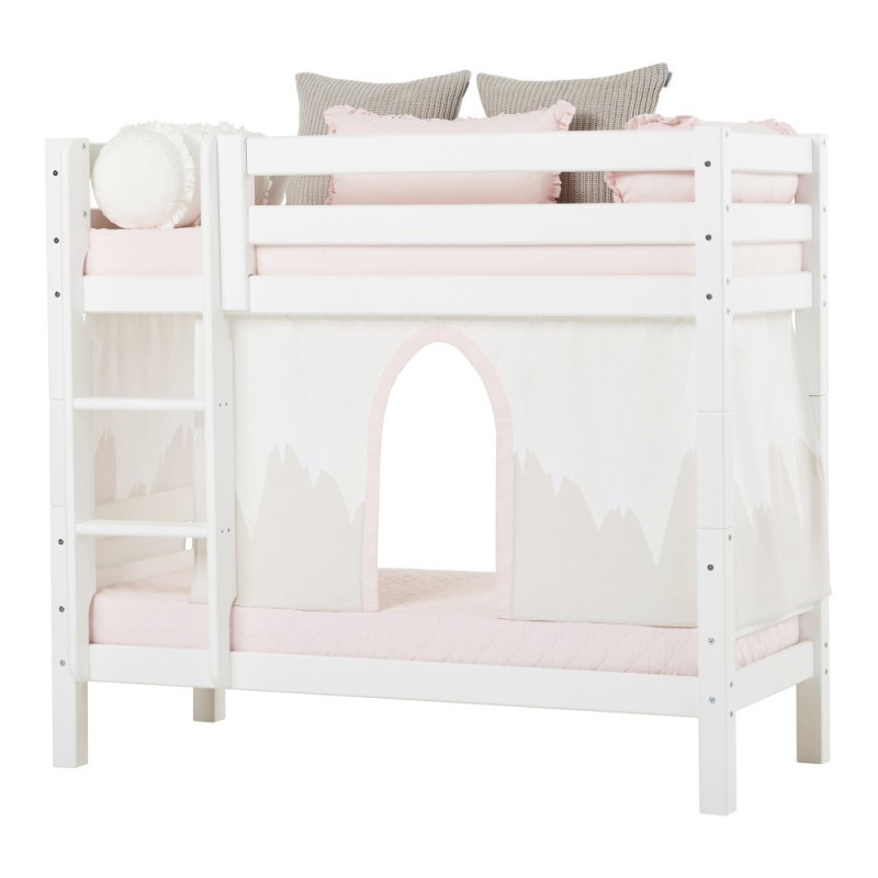Lit superposé de luxe ECO Hoppekids 70x160 cm, Blanc