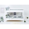 Lit superposé de luxe ECO Hoppekids 120x200 cm, blanc Lit superposé de luxe ECO Hoppekids 120x200 cm, blanc