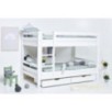 Lit superposé de luxe ECO Hoppekids 120x200 cm, blanc Lit superposé de luxe ECO Hoppekids 120x200 cm, blanc