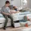 Lit superposé de luxe écologique Hoppekids 90x200 cm, blanc