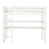 Lit mezzanine ECO de luxe Hoppekids 90x200 cm avec bureau, Blanc