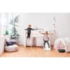 Lit mi-hauteur ECO Luxury 70x160 cm avec toboggan, Blanc