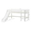 Lit mi-hauteur Hoppekids ECO Dream 90x200 cm avec toboggan, Blanc Lit mi-hauteur Hoppekids ECO Dream 90x200 cm avec toboggan, Blanc