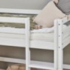 Lit mi-hauteur Hoppekids ECO Dream 70x160 cm avec toboggan, Blanc