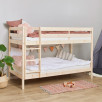 Lit superposé ECO Comfort 90x200 cm avec lattes, bois naturel