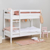 Lit superposé ECO Comfort 90x200 cm avec lattes, Blanc Lit superposé ECO Comfort 90x200 cm avec lattes, Blanc