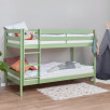 Lit superposé ECO Comfort 90x200 cm avec lattes, Vert pâle Lit superposé ECO Comfort 90x200 cm avec lattes, Vert pâle