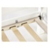 Lit superposé écologique Hoppekids 90x200 cm, luxe, 2 barrières, échelle inclinée, cadre à lattes flexible, blanc Lit superposé écologique Hoppekids 90x200 cm, luxe, 2 barrières, échelle inclinée, cadre à lattes flexible, blanc