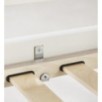 Lit superposé Hoppekids ECO luxe 90x200 cm, cadre à lattes flexible, échelle inclinée, barrière arrière, rail de lit 1/2, blanc Lit superposé Hoppekids ECO luxe 90x200 cm, cadre à lattes flexible, échelle inclinée, barrière arrière, rail de lit 1/2, blanc