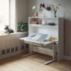 Bureau Moby avec partie centrale relevable