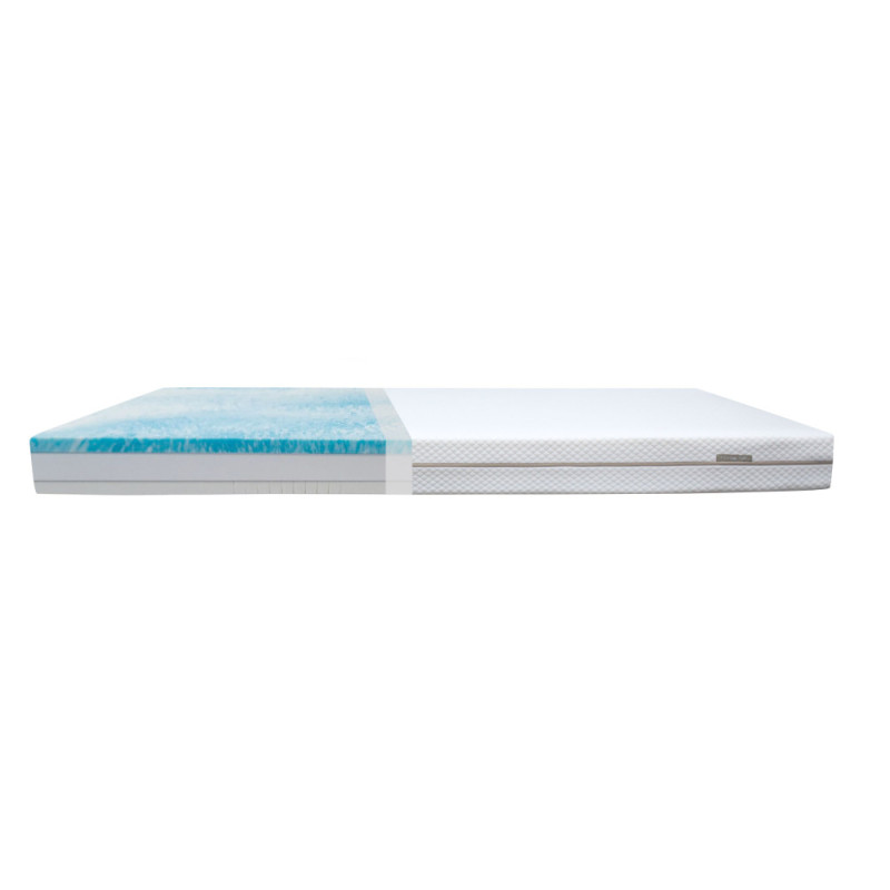 Matelas en latex réversible avec housse en coton 200x140