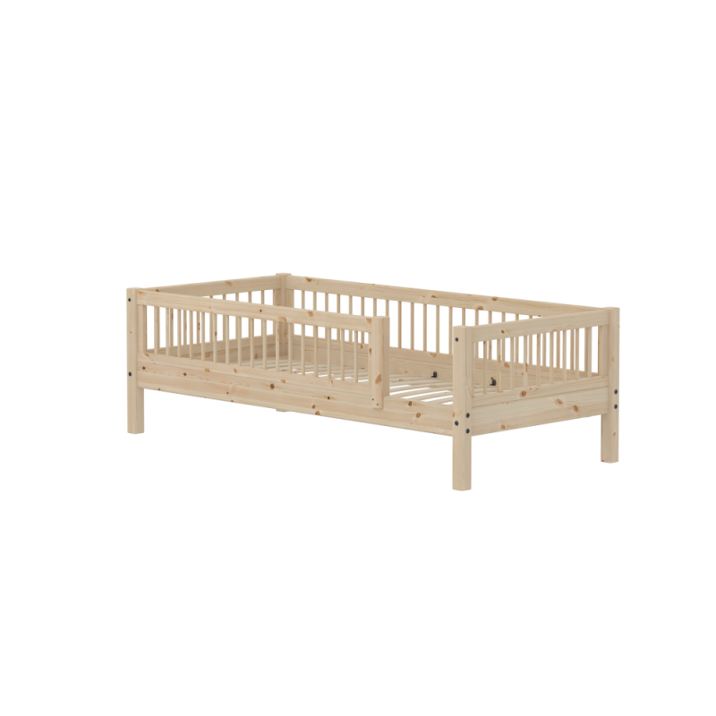 Lit simple avec barrière de sécurité