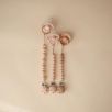 Attache sucette Mushie Hera Rose