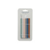 Pailles Silicone Multicolore - 6 Unités