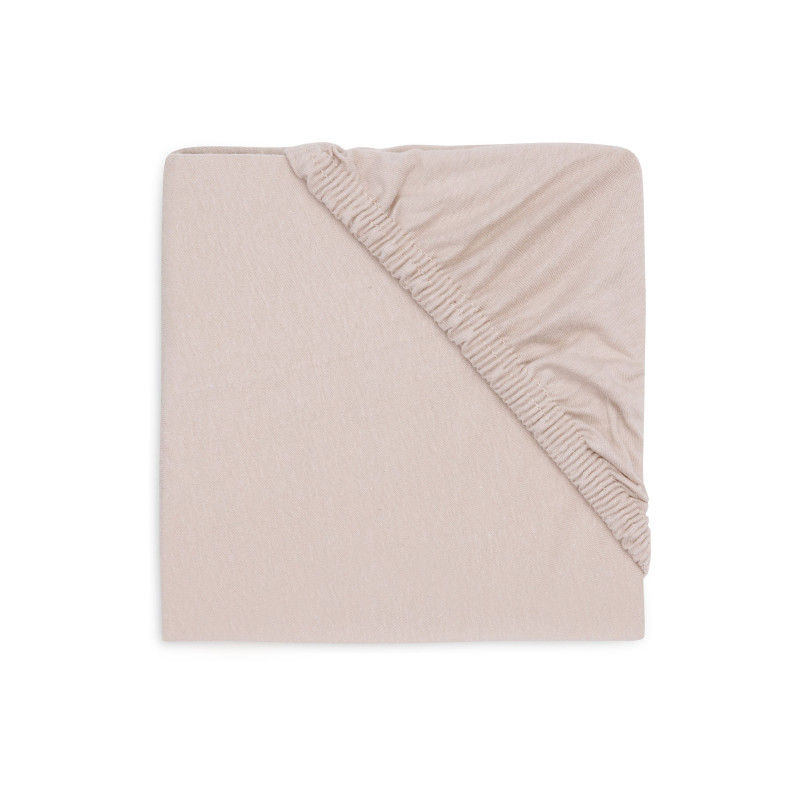Drap-housse Jersey matelas de parc Ø95cm - Nougat