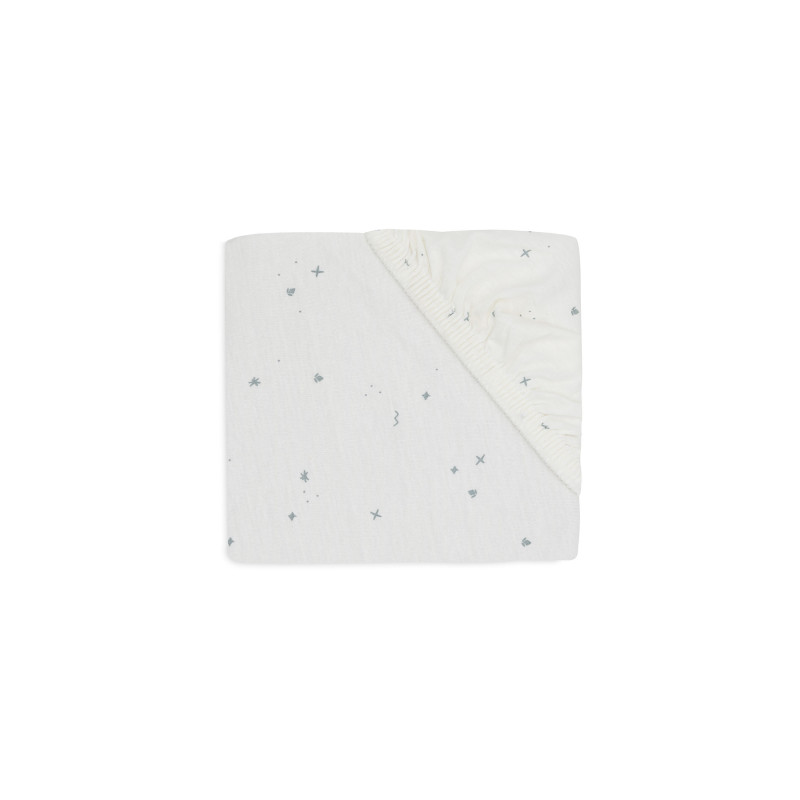 Drap-housse Jersey 70/75x140/150cm Twinkling - Sea Green