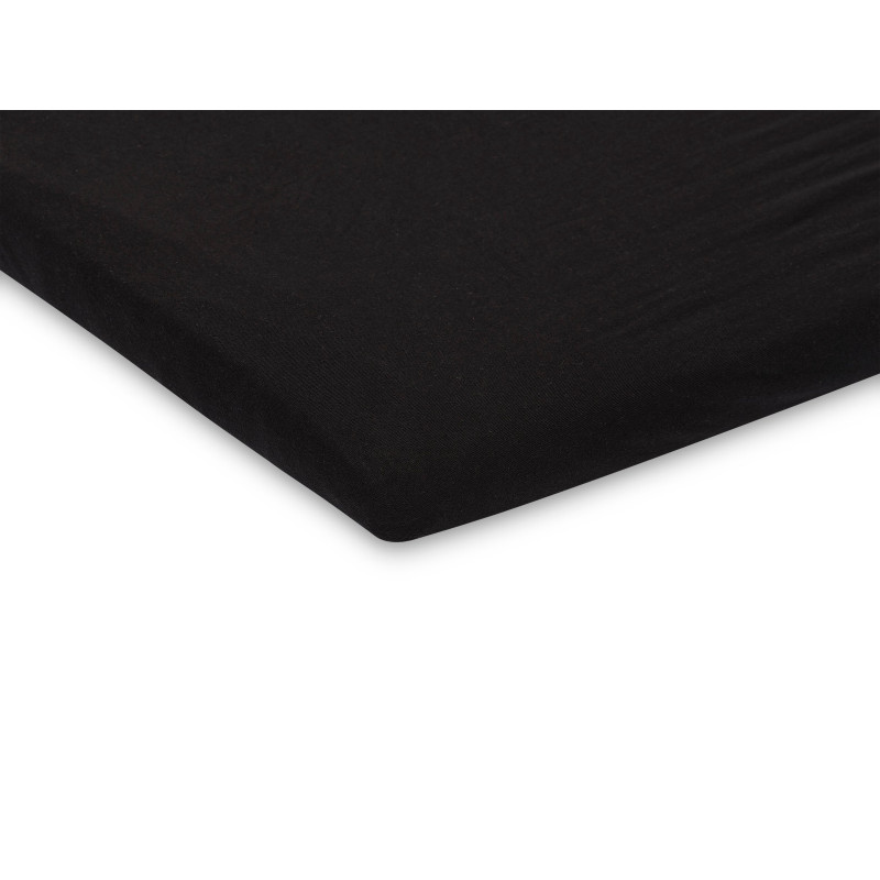 Drap-housse Jersey matelas de parc 75 x95cm - Black