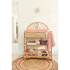 Housse matelas à Langer Wrinkled Coton 50x70cm - Rosewood