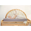 Housse matelas à Langer Wrinkled Coton 50x70cm - Storm Grey