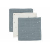 Serviette Gaze de Coton Twinkling - Sea Green - 3 Unités