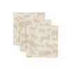 Serviette Gaze de Coton Animals - Nougat - 3 Unités Serviette Gaze de Coton Animals - Nougat - 3 Unités