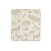 Serviette Gaze de Coton Animals - Olive Green - 3 Unités Serviette Gaze de Coton Animals - Olive Green - 3 Unités