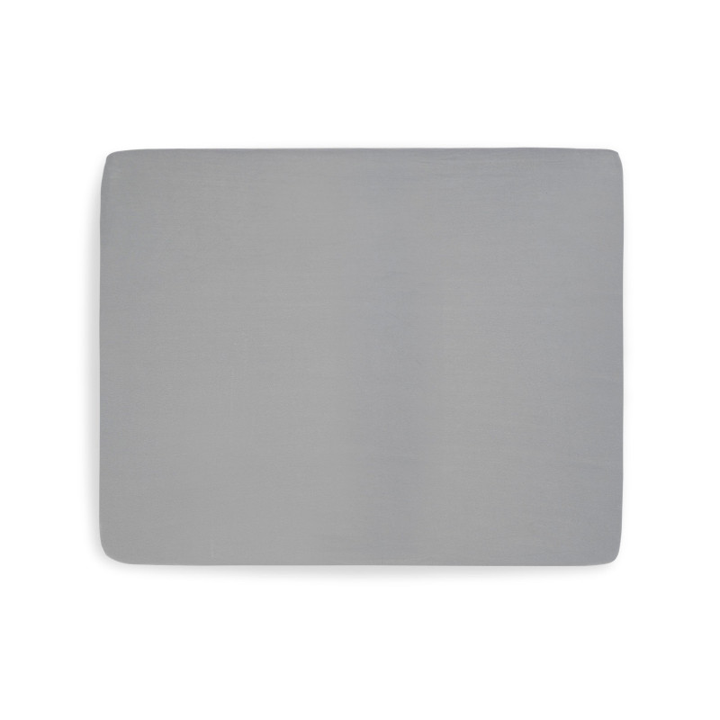 Drap-housse Jersey matelas de parc 75x95cm - Storm Grey