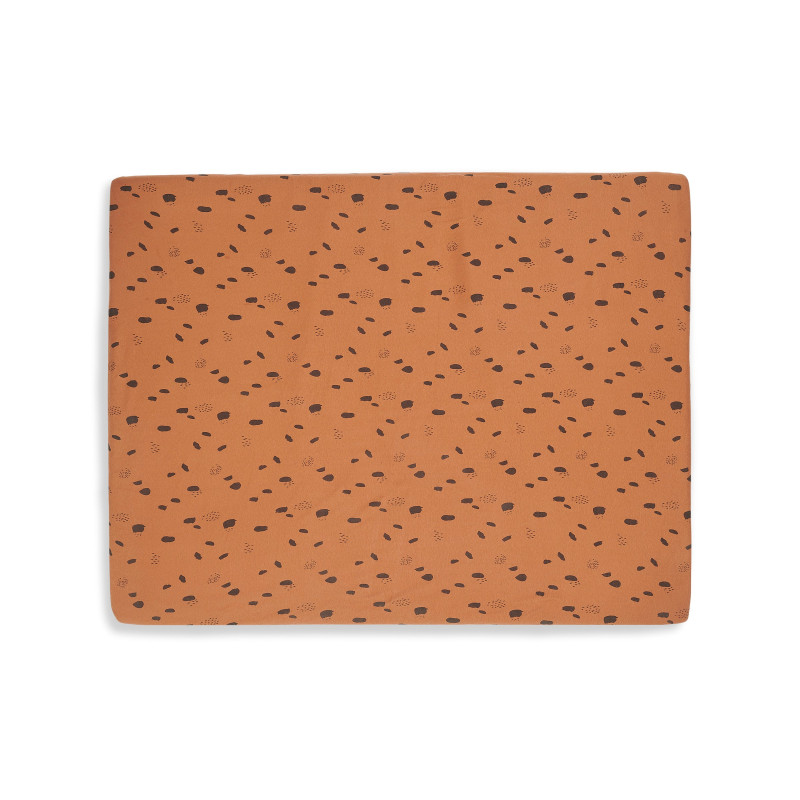 Drap-housse Jersey matelas de parc 75x95cm Spot - Caramel