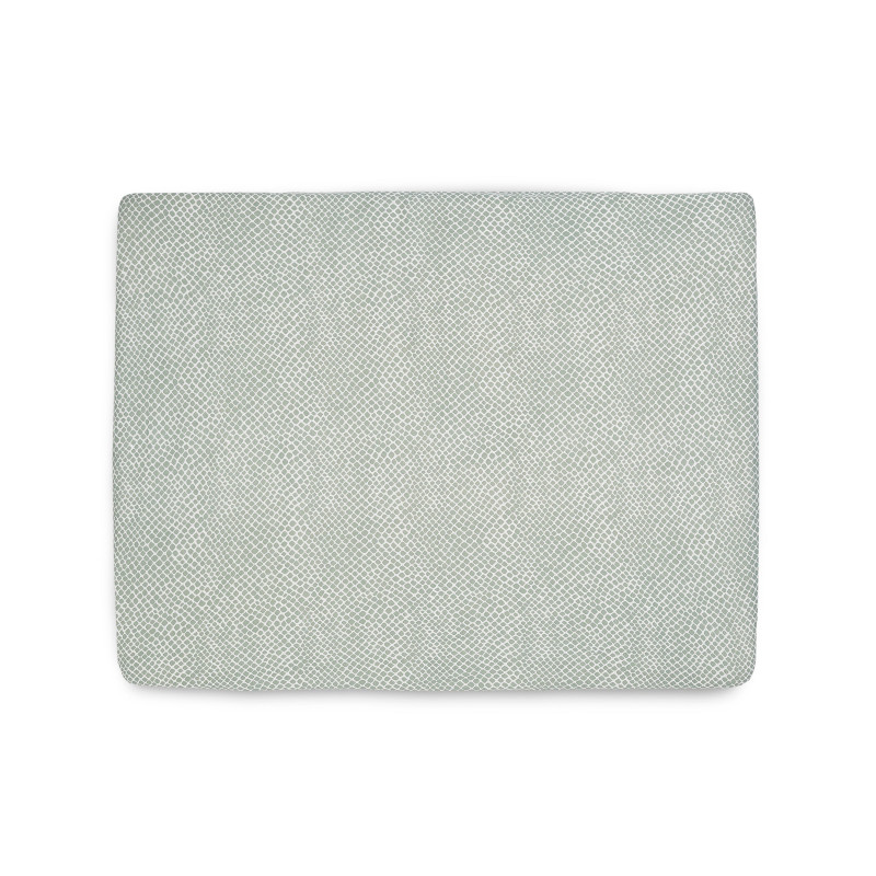 Drap-housse Jersey matelas de parc 75x95cm Snake - Ash Green
