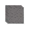 Serviette Gaze de Coton Spot - Storm Grey - 3 Unités
