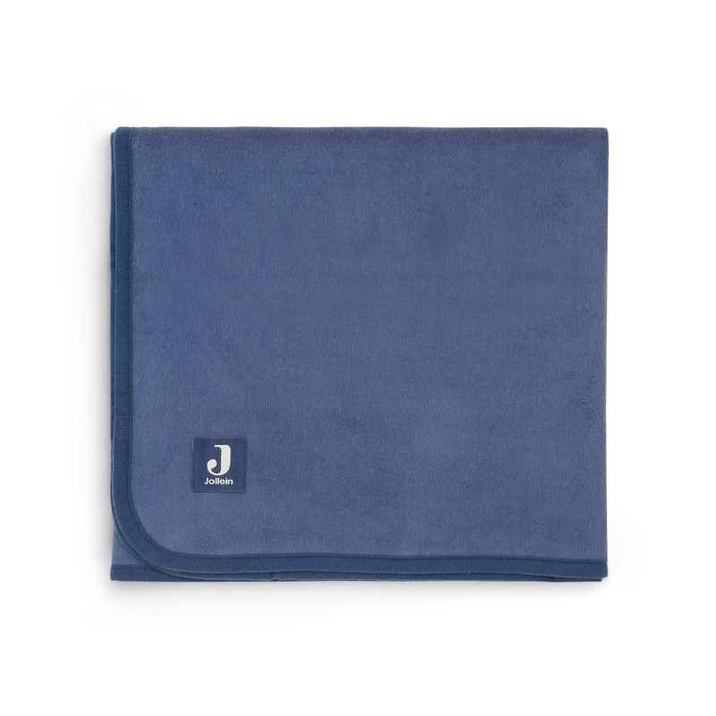 Couverture Berceau 75x100cm Jeans Blue