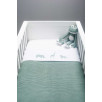Couverture Berceau 75x100cm Basic Knit - Forest Green Couverture Berceau 75x100cm Basic Knit - Forest Green